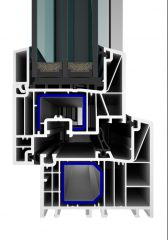 Profil ALFA EVO se stavební hloubkou 82 mm
